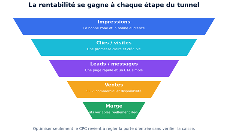 Campagnes Google Ads et Facebook Ads